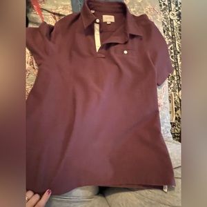 Size m Jach’s New York burgundy men’s polo shirt like new